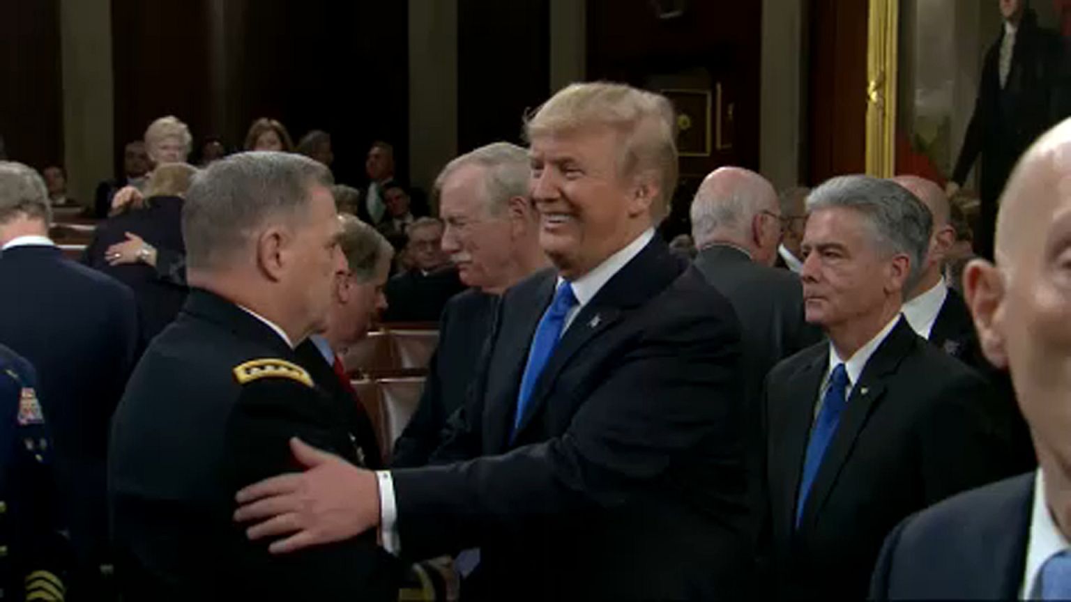 Oroszországról nem beszélt évértékelőjében Trump