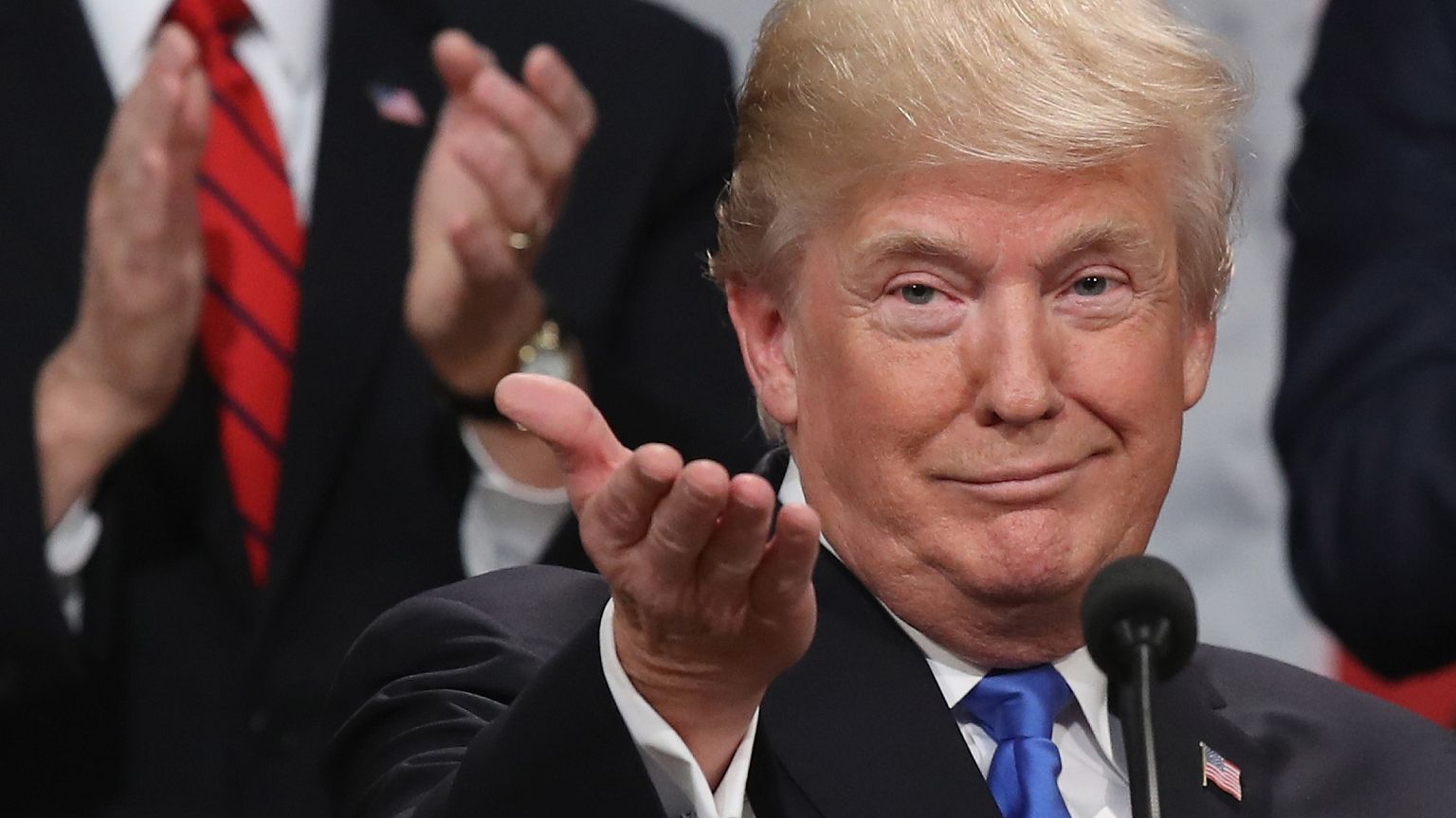 Mur, finance, Corée... Trump donne son état de l'Union