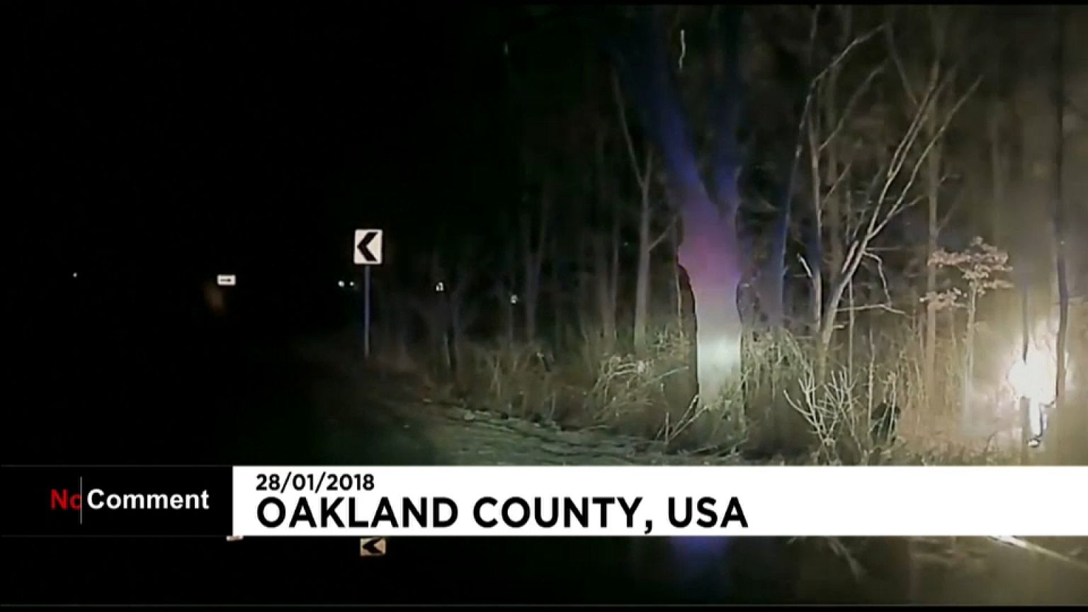 Man rescued from burning car by police in the US