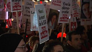 Protest gegen die NO BILLAG-Initiative in Bern