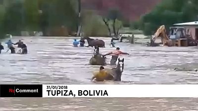 Bolivya'da sel alarmı
