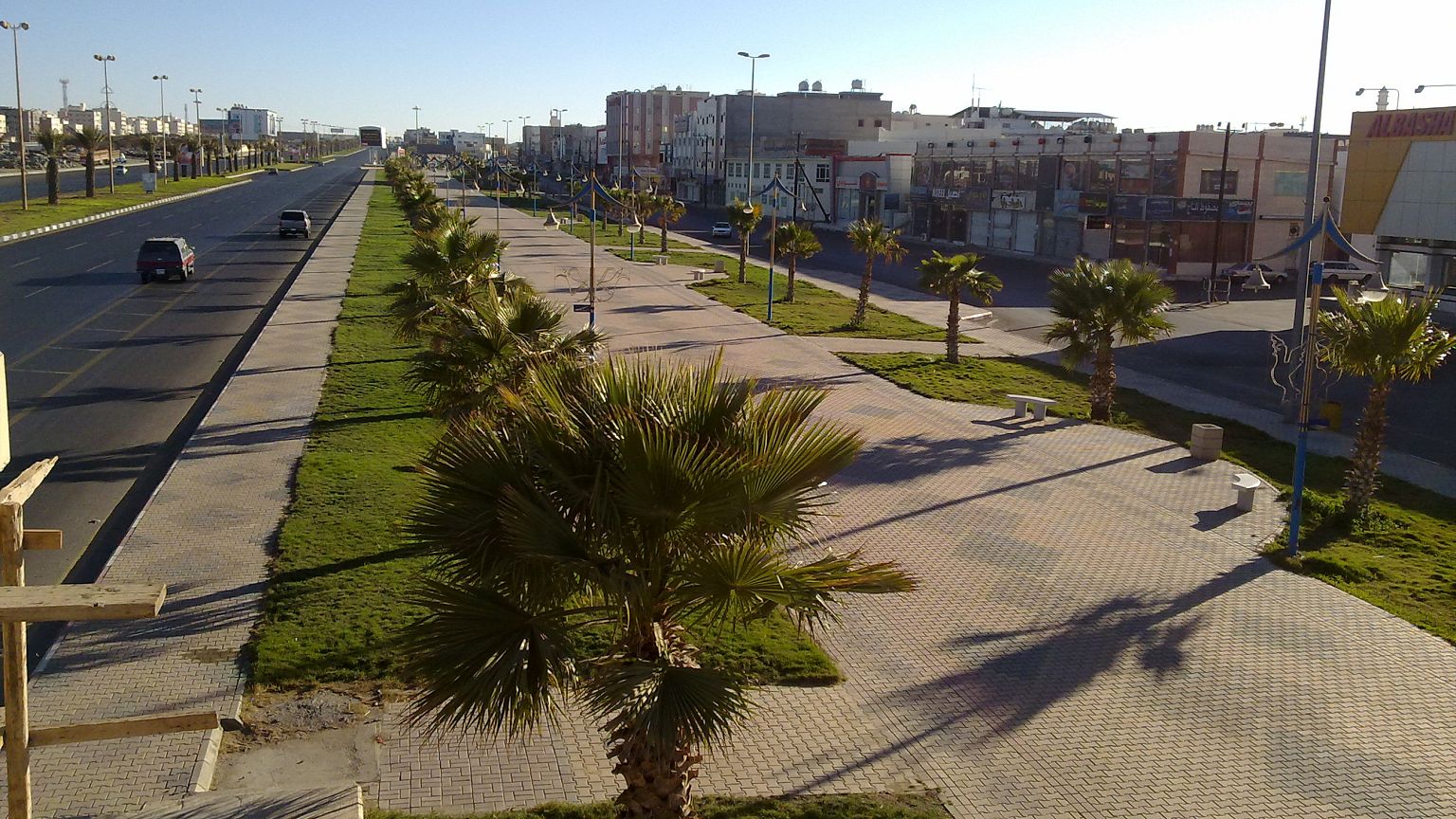 شارع في المنطقة الجنوبية من المملكة العربية السعودية 