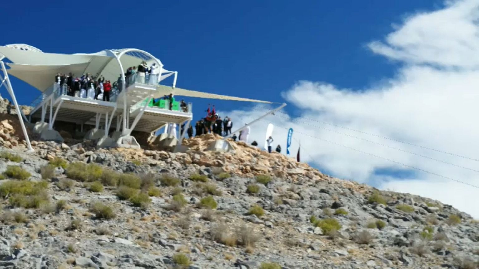 World's longest zipwire in UAE
