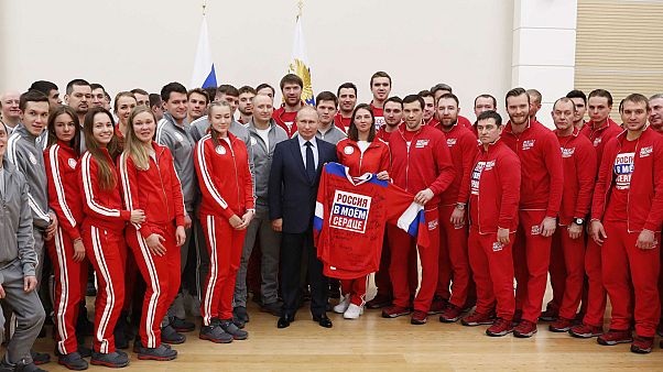 Vladimir Putin meets Russian athletes competing at Pyeongchang Winter Games Vladimir Putin meets Russian athletes competing at Pyeongchang Winter Games