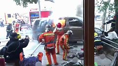 Una camioneta deja 18 heridos en Shanghái al irrumpir en la acera
