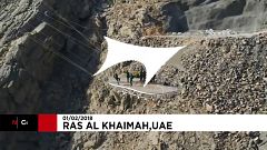 A világ leghosszabb átcsúszó kötélpályáját avatták fel az Egyesült Arab Emírségekben 