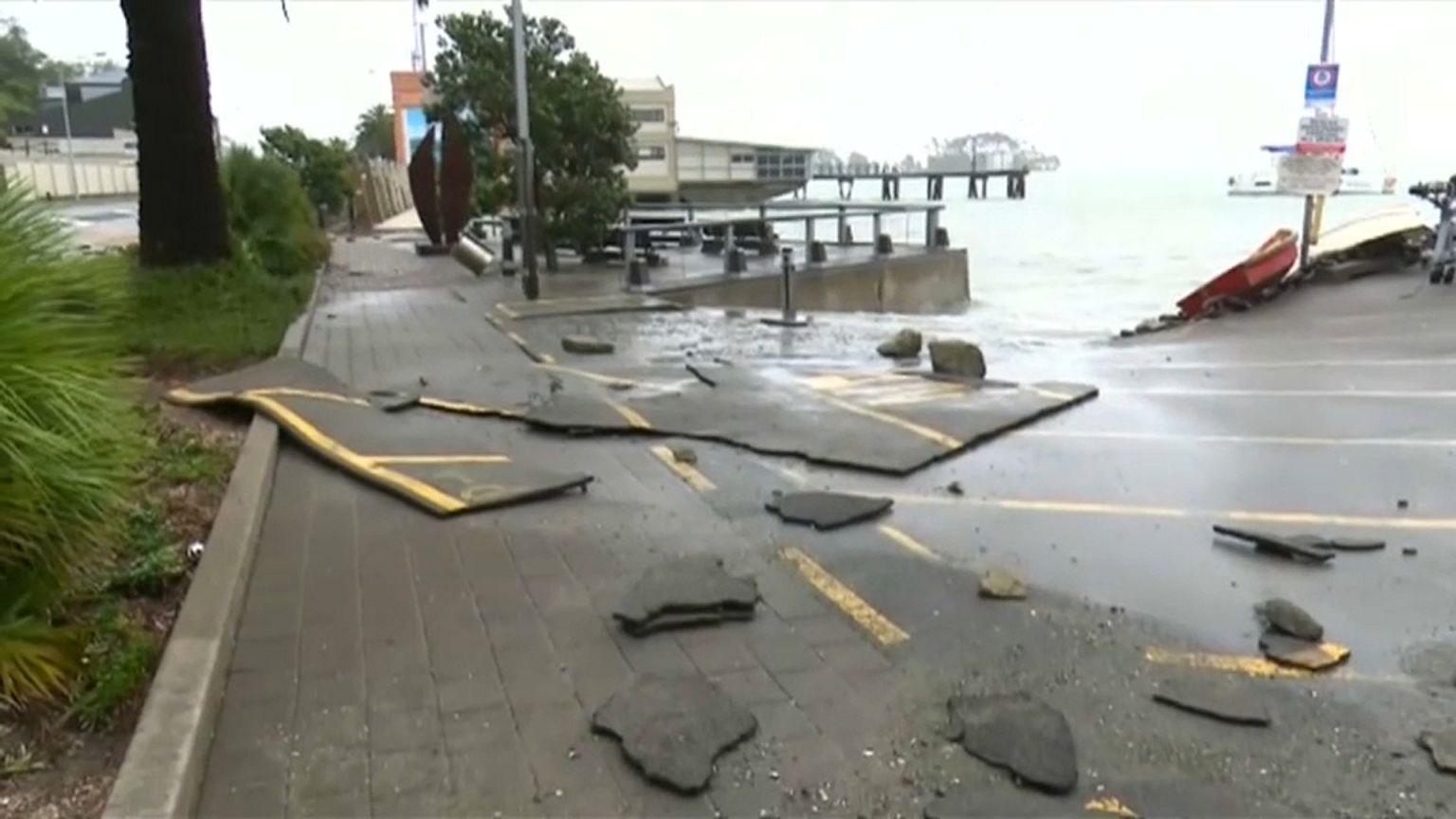 Turistas isolados na Nova Zelândia.