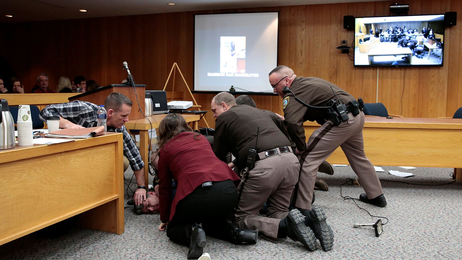 Incident au procès Larry Nassar