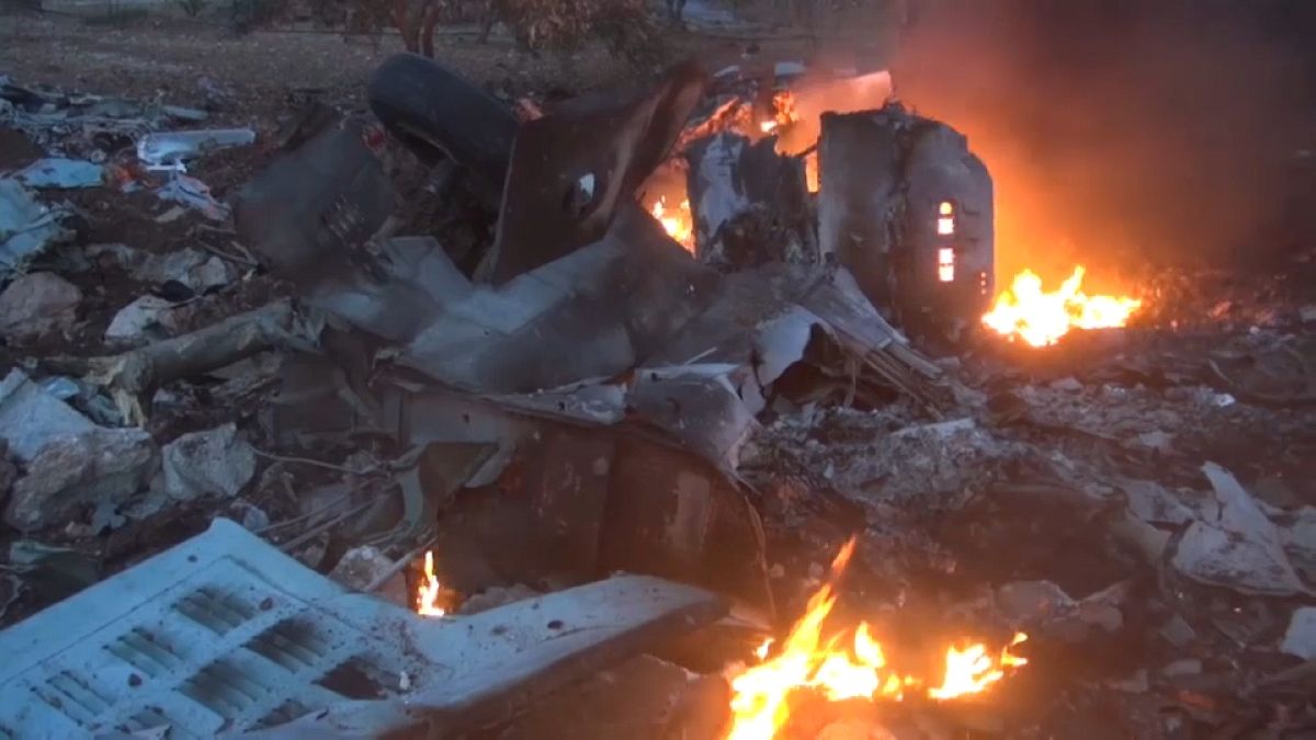 Muere un piloto ruso derribado en la región siria de Idleb