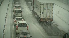 Wintereinbruch in Slowenien und Kroatien