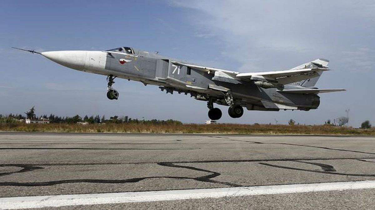 معارضون سوريون  يسقطون طائرة روسية من نوع سوخوي في إدلب