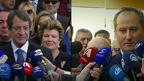 Greek Cypriots vote in presidential runoff