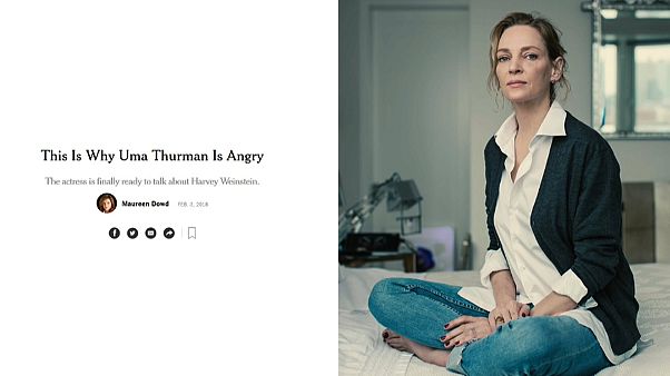 Uma Thurman rompe il silenzio: "Harvey Weinstein aggredì anche me" Uma Thurman rompe il silenzio: "Harvey Weinstein aggredì anche me"