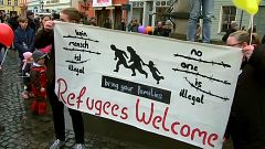 La acogida de los refugiados divide a la ciudad alemana de Cottbus