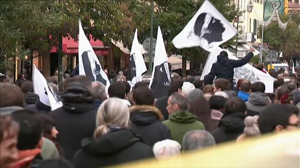 Corsica: Nationalist show of strength ahead of Macron visit Corsica: Nationalist show of strength ahead of Macron visit