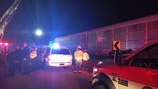 Al menos dos muertos y 70 heridos en un choque de trenes en Carolina del Sur