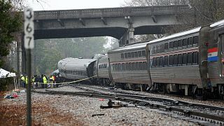 At least two dead and over 100 injured in US train crash