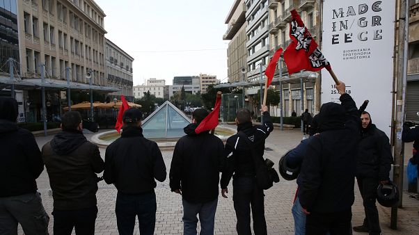 Αντιφασιστικό συλλαλητήριο στα Προπύλαια Αντιφασιστικό συλλαλητήριο στα Προπύλαια
