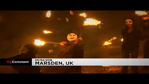 Winter battle Spring. The Imbolc fire festival