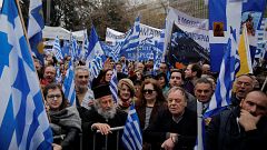 "Mazedonien ist griechisch": Hunderttausende demonstrieren in Athen