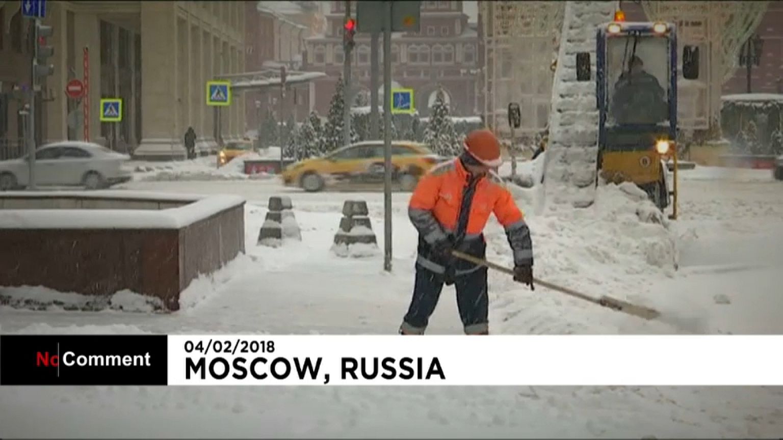 Il a (énormément) neigé à Moscou