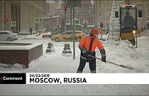 Il a (énormément) neigé à Moscou
