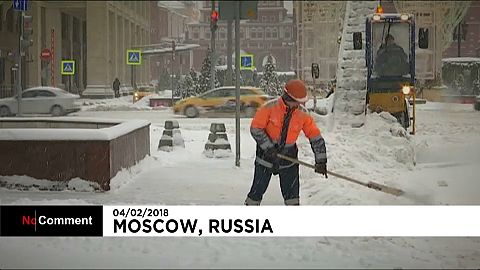 Il a (énormément) neigé à Moscou