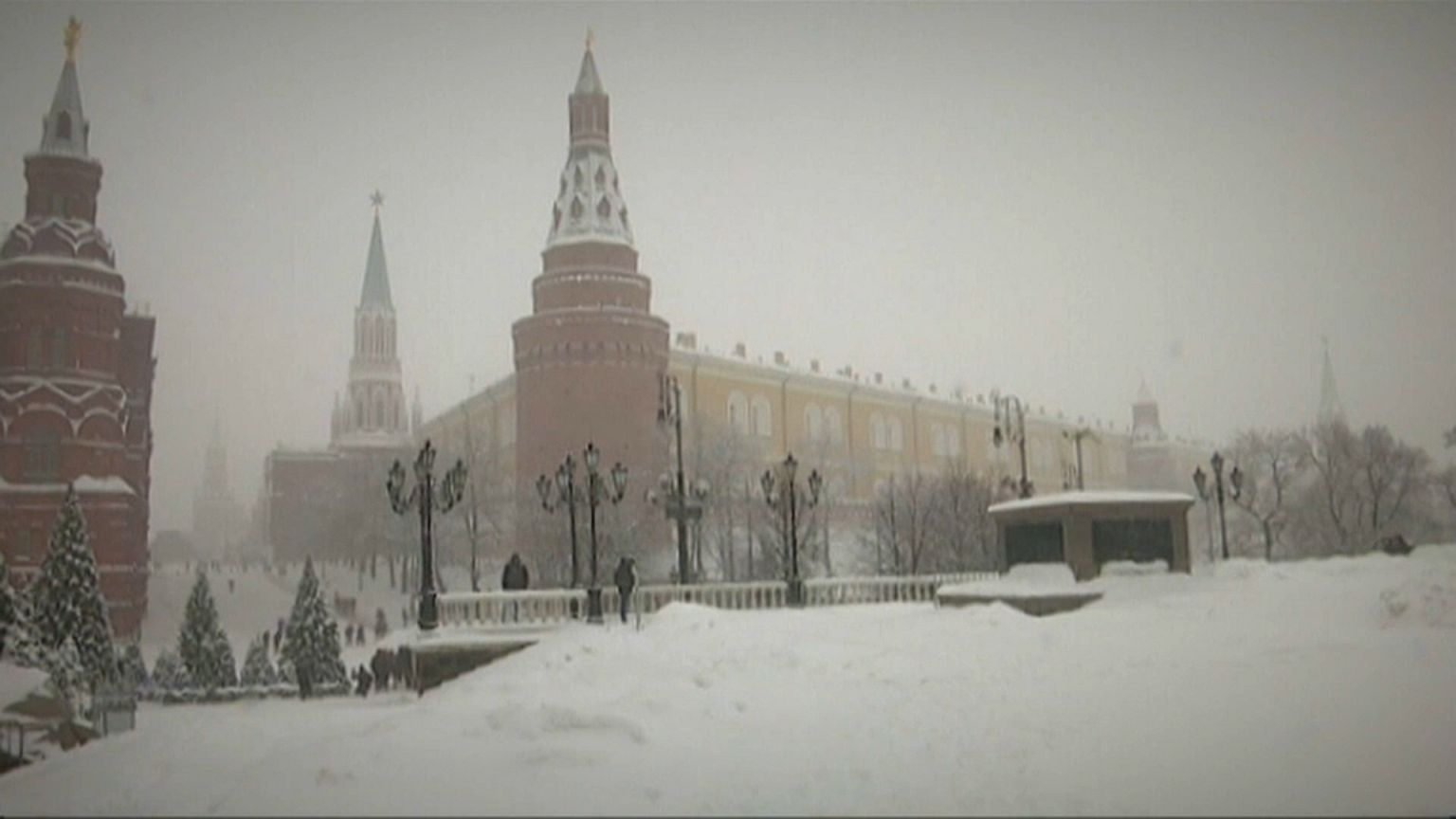 Москва под снегом 
