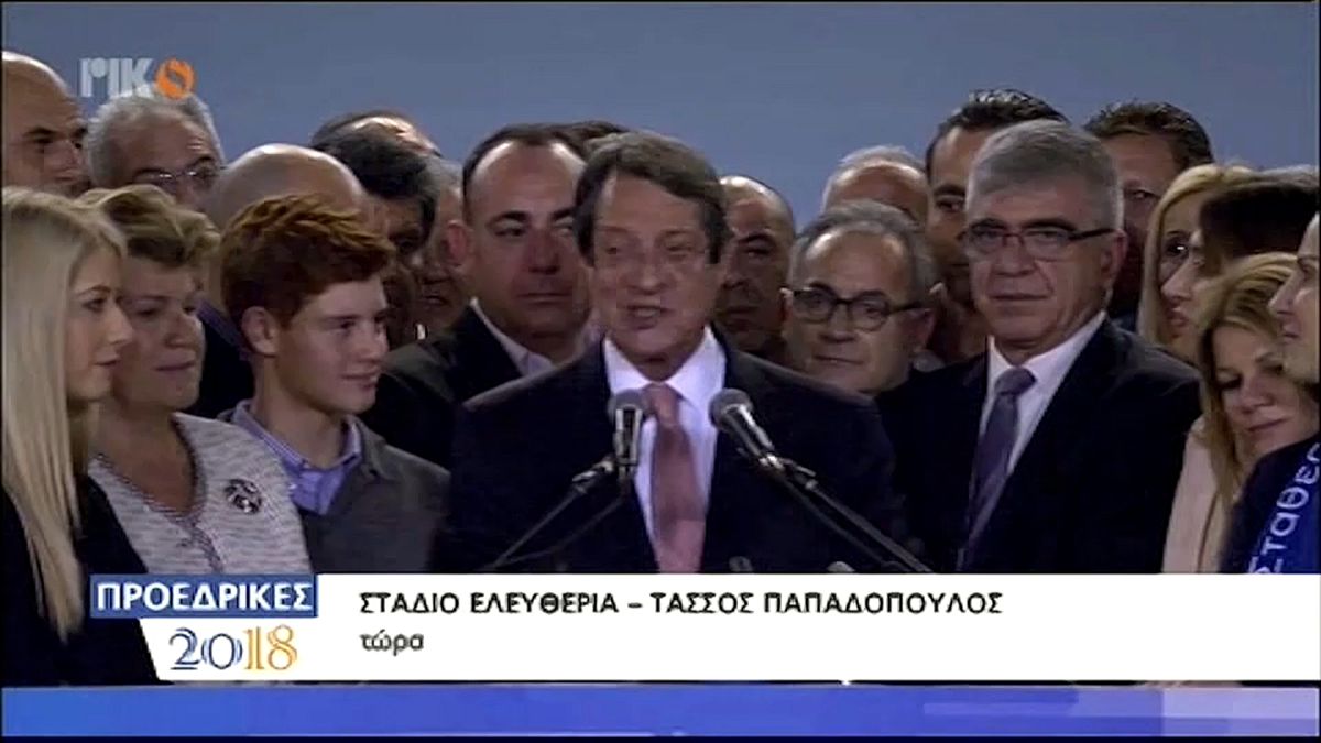 Anastasiades wins Cyprus presidential run-off