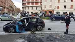 Macerata: un video mostra Traini fermare l'auto e sparare