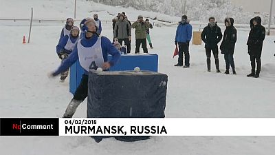 Batalhas de neve na Rússia