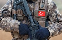 یک عضو نیروی ویژه پلیس ترکیه