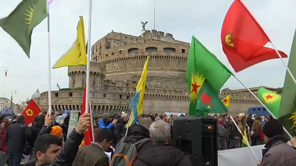 Erdoğan'a Vatikan'da protesto Erdoğan'a Vatikan'da protesto
