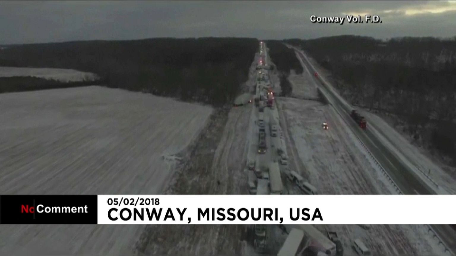 Carambolage géant au Missouri