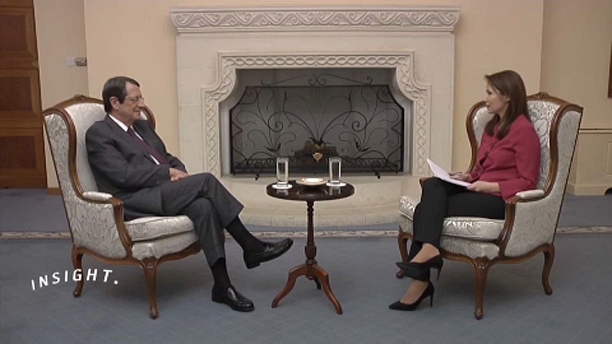 الرئيس القبرصي ليورونيوز: "أمد يدي للجميع للتوصل إلى حل للقضية  القبرصية"
