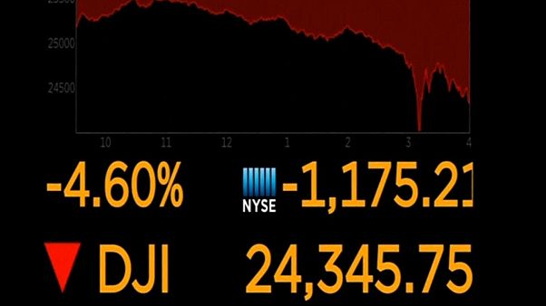 Ημέρα «τρόμου» στη Wall Street - Ελεύθερη πτώση του Dow Ημέρα «τρόμου» στη Wall Street - Ελεύθερη πτώση του Dow