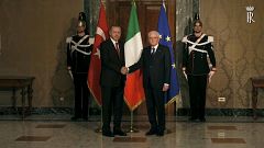Erdoğan İtalya'da Papa Francis ve İtalya Cumhurbaşkanı ile görüştü