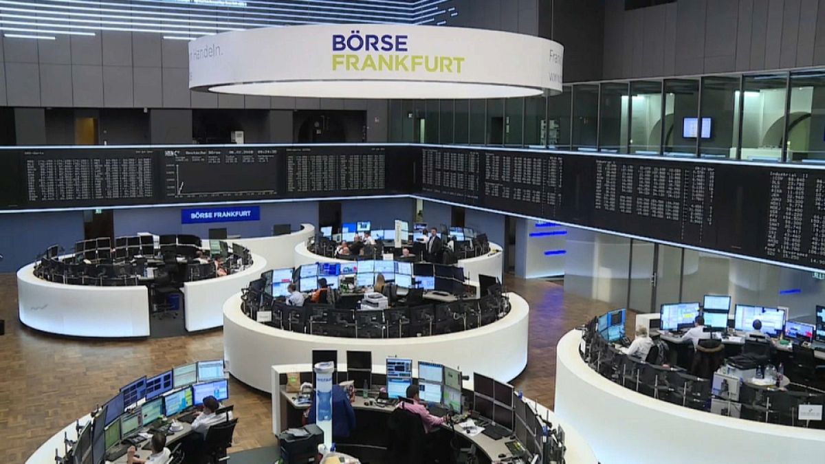 Shares across Europe recover after plunging in early trading