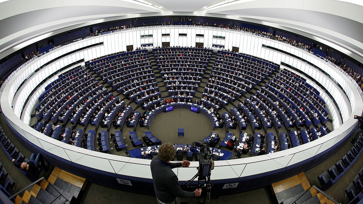Hémicycle du Parlement européen à Strasbourg