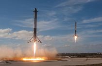 Space Falcon: il lancio del razzo con auto elettrica a bordo