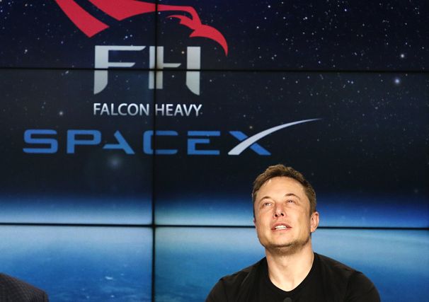 El fundador de SpaceX, Elon Musk, en Cabo Cañaveral