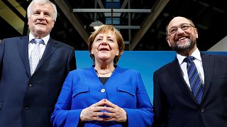 Seehofer, Merkel, Schulz