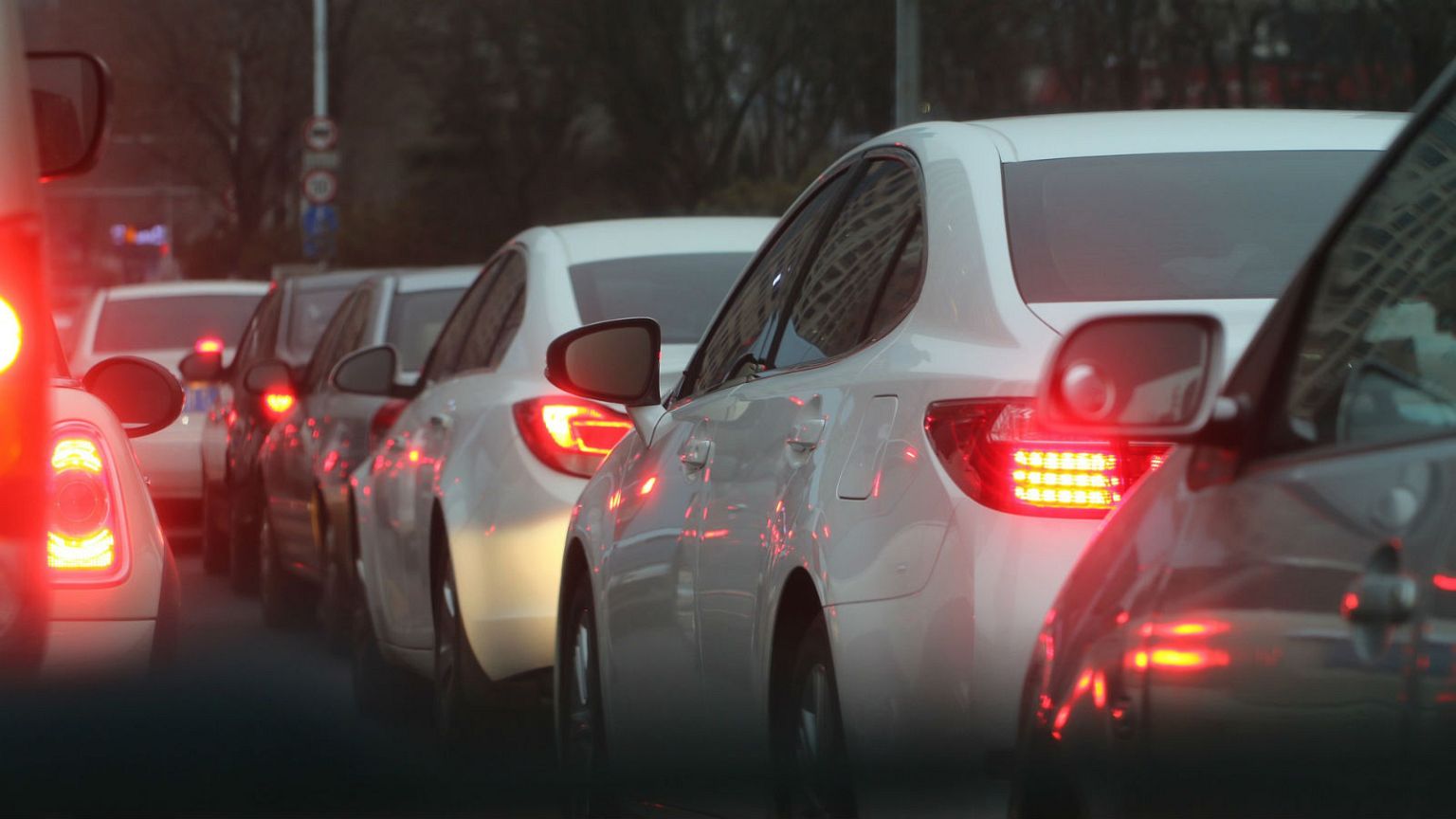 Which European commuters spend the most time in traffic jams?