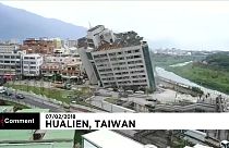 Rescuers save residents from building rocked by Taiwan quake