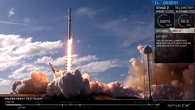 Falcon Heavy hace historia