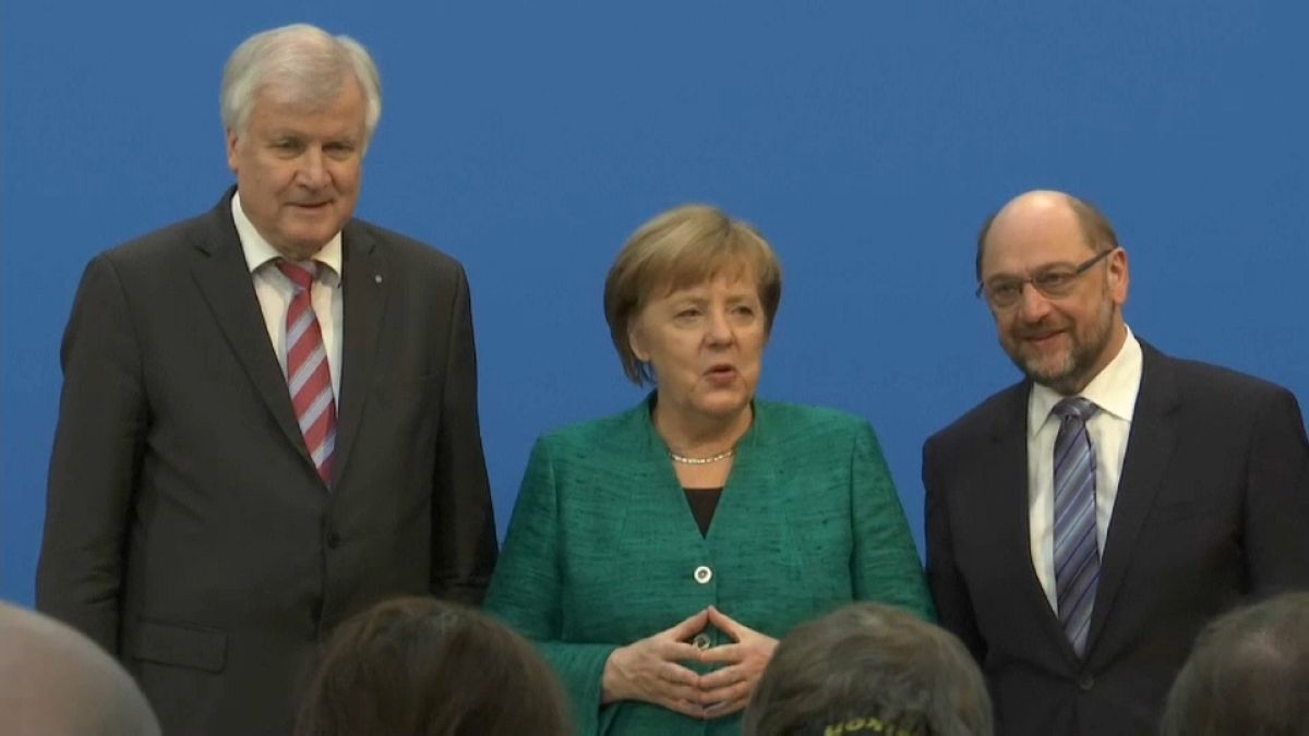 Merkel y Schulz alcanzan un acuerdo de Gobierno en Alemania