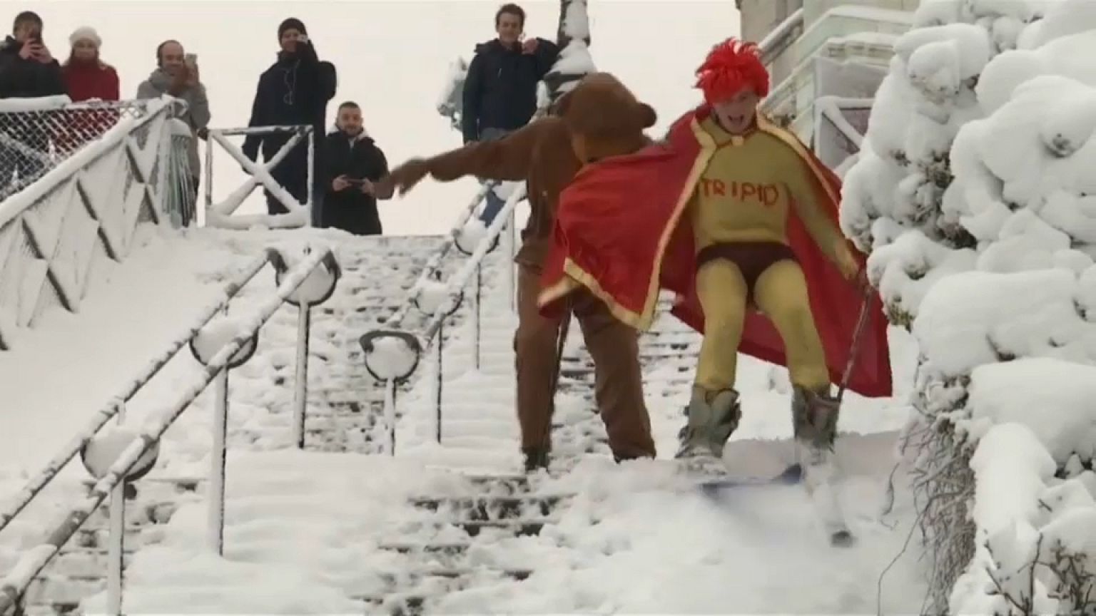 Paris: Ski und Rodel gut