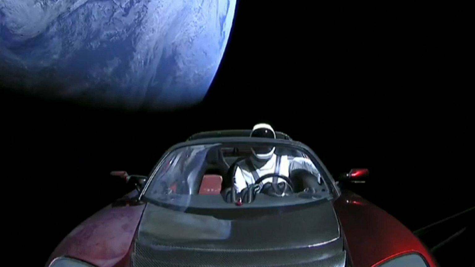 Starman dans l'espace