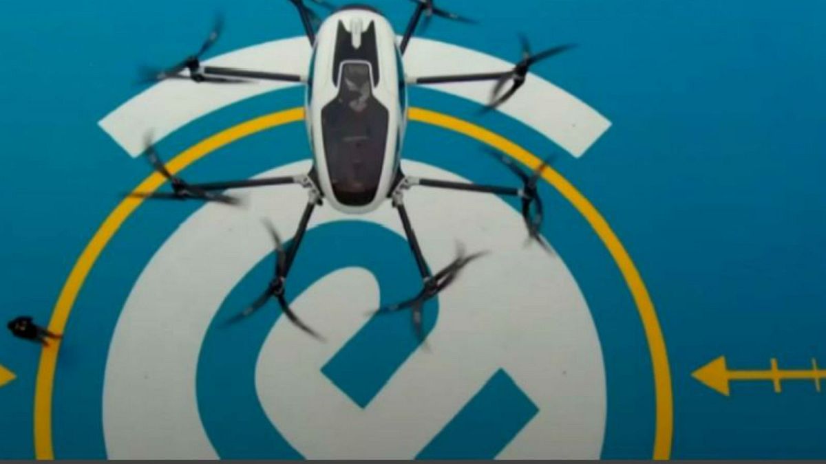 World's first passenger drone makes debut in China