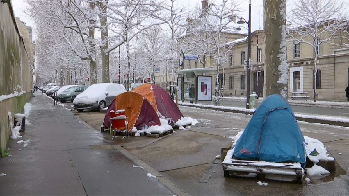 A Paris, vague de froid cruelle pour les sans-abris